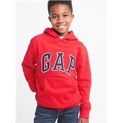 Logo fleece hoodie