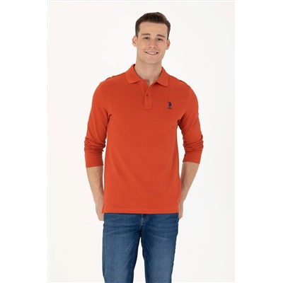Erkek Kiremit Basic Sweatshirt