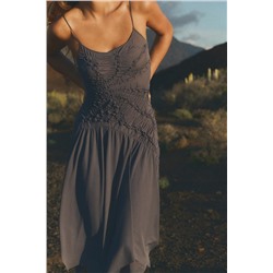 ASYMMETRIC DRESS WITH GATHERING