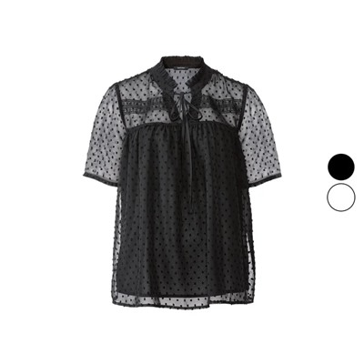 ESMARA® Bluse Damen, angenehm leichte Chiffon-Qualität