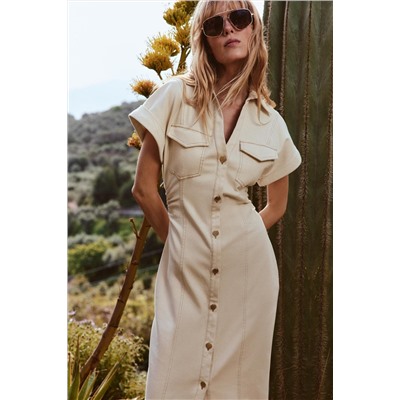 Z1975 MIDI DENIM DRESS