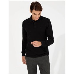 Siyah Slim Fit Sweatshirt