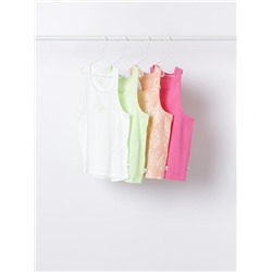 4-PACK OF ASSORTED STRAPPY TOPS