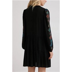 Vestido mangas étnicas