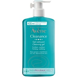 Avène Cleanance - Gel Nettoyant - Peaux Grasses à Imperfections - 400 ml