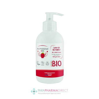 Alphanova Kids Gel Lavant Mains Fraise 250 ml