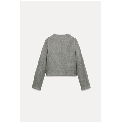 SHORT ROUND NECK JACKET