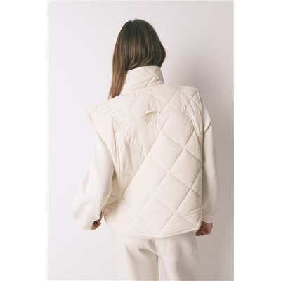 Chaleco acolchado blanco