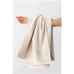 BOOVI Nuva Hit Bej - 2ad. 70x140 Cm. %100 Saf Pamuk, Kaliteli Havlu Seti. El | Yüz | Banyo | Lüks Havlu H000009-GRİ
