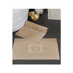 AYHANHOME, %100 Pamuk Ayak Havlusu 2'li 50x70 Cm Ayak Çizgili Paspas