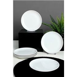 Keramika Beyaz Delta Tatlı Tabağı 17 Cm 6 Adet 001 ST025506F001A000000MAYD100
