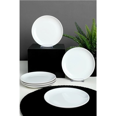 Keramika Beyaz Delta Tatlı Tabağı 17 Cm 6 Adet 001 ST025506F001A000000MAYD100