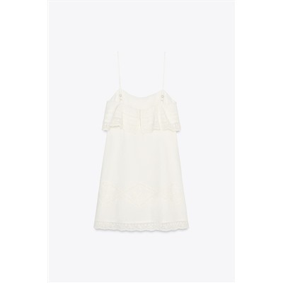 EMBROIDERED SHORT DRESS