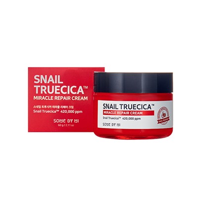 SOME BY MI SNAIL TRUECICA MIRACLE REPAIR CREAM Восстанавливающий крем для лица с экстрактом центеллы азиатской и муцином улитки 60мл