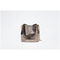 Bolso de piel Mini Bruna Bronce
