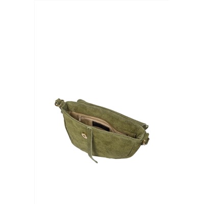 Bandolera de nobuk Caqui