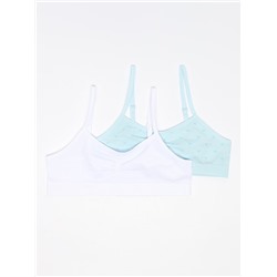 PACK OF 2 BASIC BRA TOPS