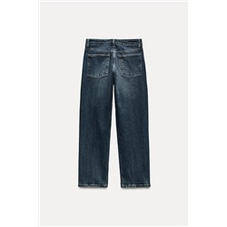 TRF SLIM CROPPED BELL BOTTOM MID-WAIST JEANS