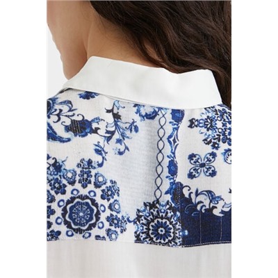Camisa paisley bordado