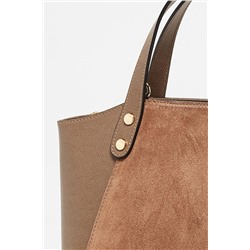 Bolso de piel Parl Marrón
