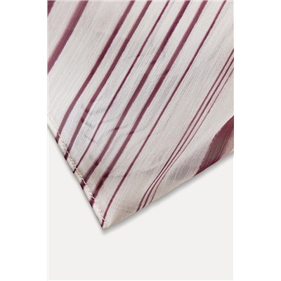 STRIPED DRAPED BLOUSE - ZW COLLECTION