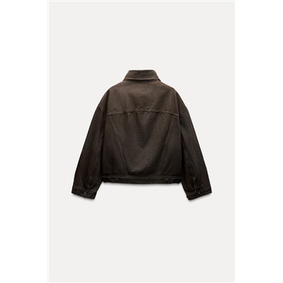 ZW COLLECTION OVERSIZE WAXED JACKET
