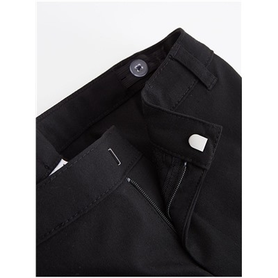 Senior Boys Skinny Leg Black School Trousers 2 Pack