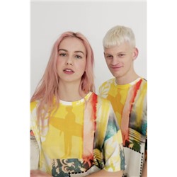 Camiseta unisex patch hawaiano