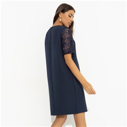 Платье с карманами, Виртуальные будни (blue lace)