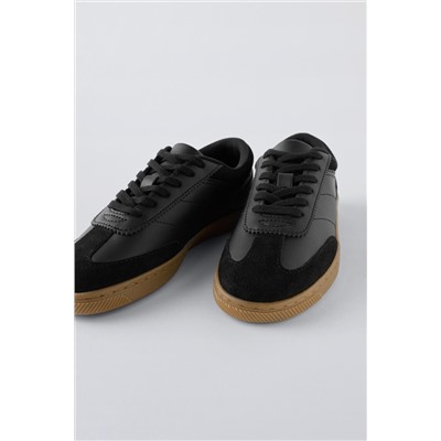 RETRO LEATHER SNEAKERS