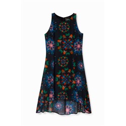 Vestido estampado galáctico