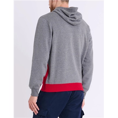COLOR BLOCK WORDMARK PULLOVER HOODIE