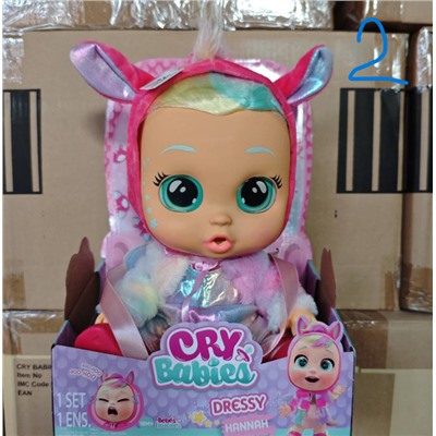 Кукла, которая плачет настоящими слезами  CRY BABY. Инструкция на русском языке