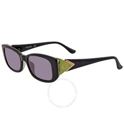 GUESSLadies Black Square Sunglasses GU764805A54