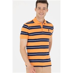 Erkek Turuncu Polo Yaka Tişört