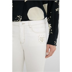 Pantalón vaquero skinny fit corazón