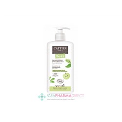 Cattier Kids Shampooing Douche 2 En 1 Corps & Cheveux Parfum Pomme Verte 500ml