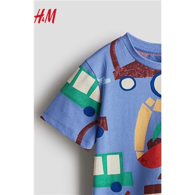 Хлопковая футболка для мальчиков H&M