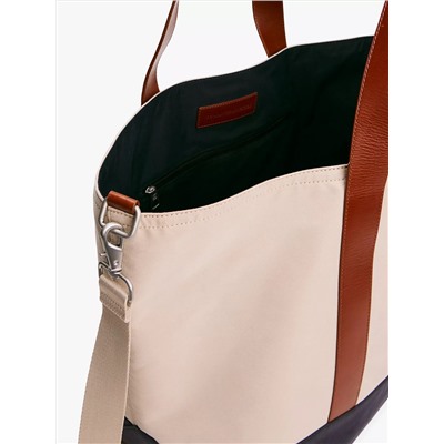 Colorblock Tote Bag