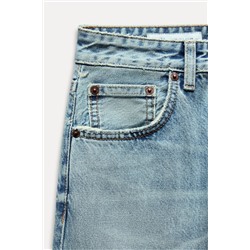 TRF STRAIGHT-LEG MID-RISE JEANS