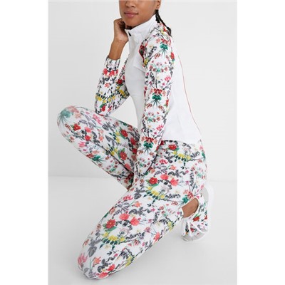 Legging slim tobillero floral