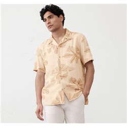 Standard Fit Textured Resort Shirt