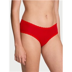 Lace-Waist Cotton Cheeky Panty