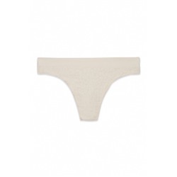 Tanga sin costuras animal print beige