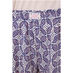 Pijama corto tirantes 100% algodón estampado gris