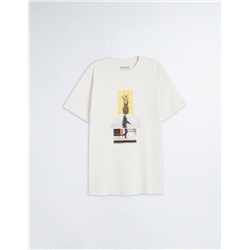 T-shirt, Men, White