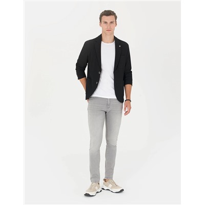 Siyah Ekstra Slim Fit Blazer Ceket