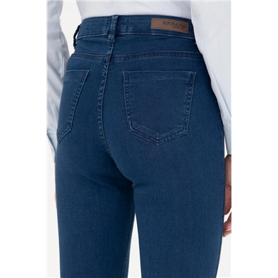 Kadın Koyu Mavi Jean Pantolon