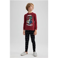 Defacto Erkek Çocuk Harry Potter Regular Fit Pijama Takımı A6729A823WN