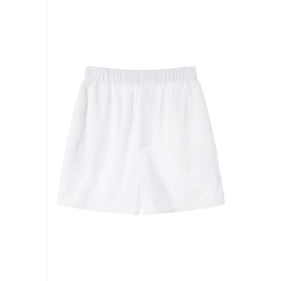 Short de tiro alto Blanco